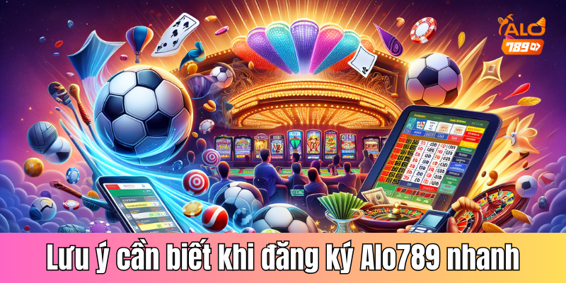 Vài lưu ý cần biết khi đăng ký Alo789 nhanh