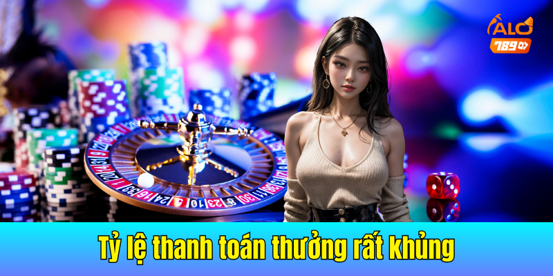 Tỷ lệ thanh toán thưởng trên phương thức trực tuyến rất khủng