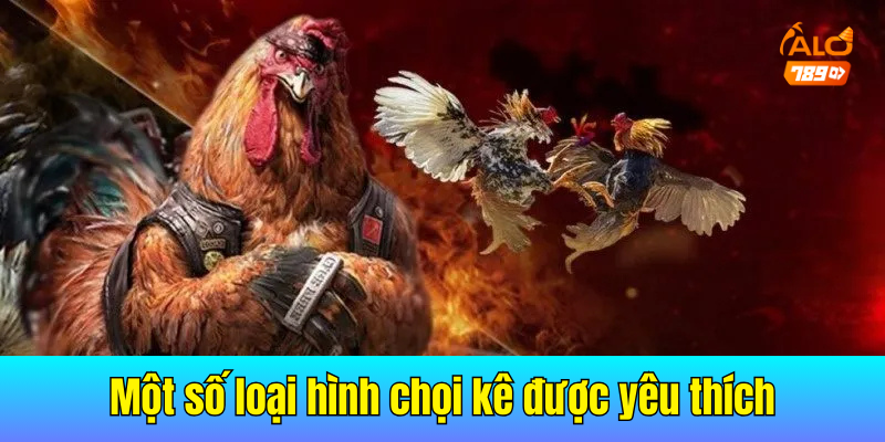 Một số loại hình chọi kê trực tuyến đang được yêu thích